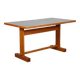 Table de repas rectangulaire en pin, travail du XXe siècle