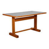 Table de repas rectangulaire en pin, travail du XXe siècle