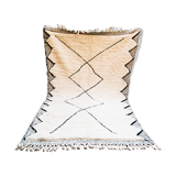 Carpet beni ouarain 100% virgin wool makes a new hand 140x220cm