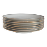 Set of 8 Limoges porcelain plates