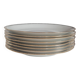 Set of 8 Limoges porcelain plates