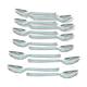 12 small forks. Boulenger goldsmithing.