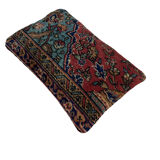 Vintage turkish rug cushion cover, 30 x 50 cm