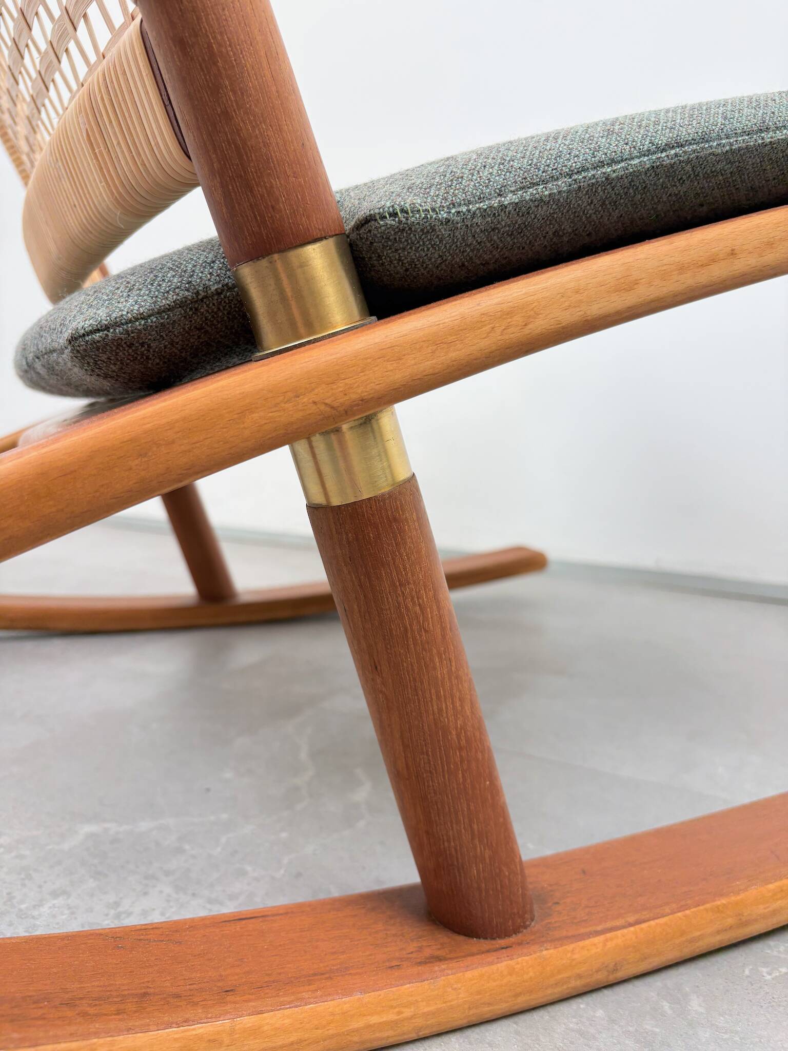 Rocking chair model 599 by Fredrik Kayser for Vatne Lenestolfabrikk