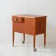 Scandinavian Vintage Mahogany Storage Trolley