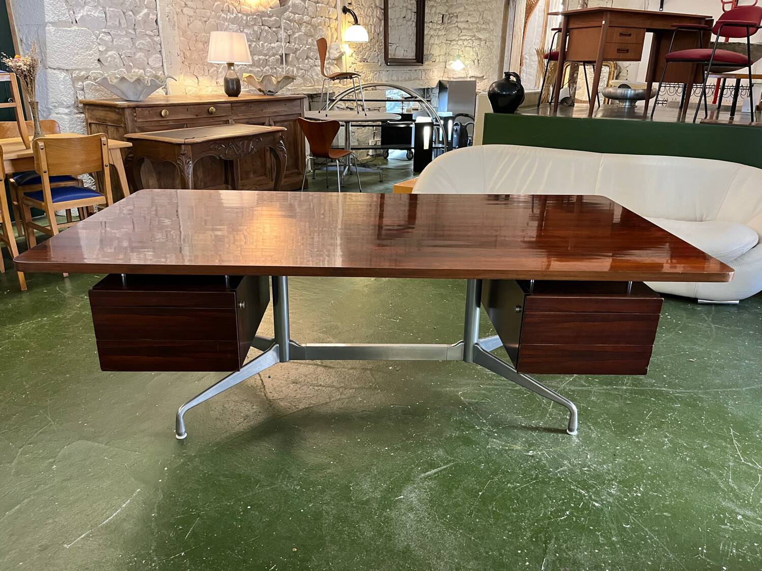 Charles & Ray Eames Rosewood Desk