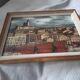 Tableau bernard buffet , marseille , bateaux dans le vieux port , edition braun