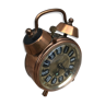 Copper metal alarm clock