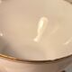Service à thé en porcelaine (Limoges) 35 pieces monogrammè à liseré doré