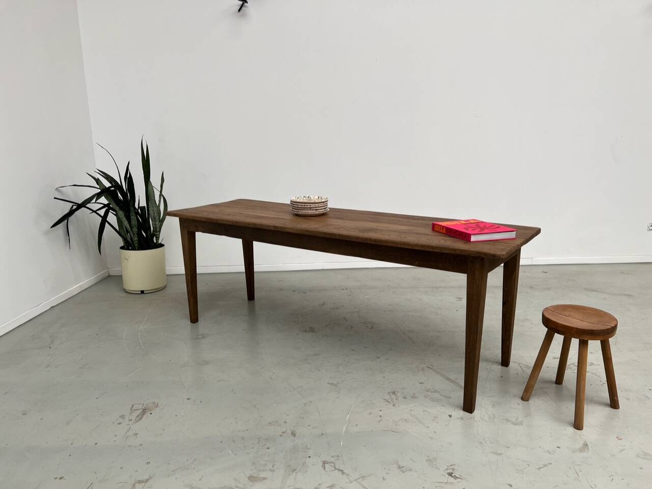 Oak farm table 220cm