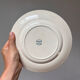 12 assiettes Terre de fer Longwy