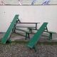 Benches of guinguettes, lot of 5