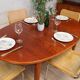 Vintage oval table in XXL cherry wood 1960s Sweden