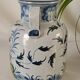 Vintage hand-painted ceramic vase Italy