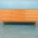 Vintage blond sideboard 60s minimalist credenza
