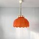 Red acrylic lace hanging light chandelier