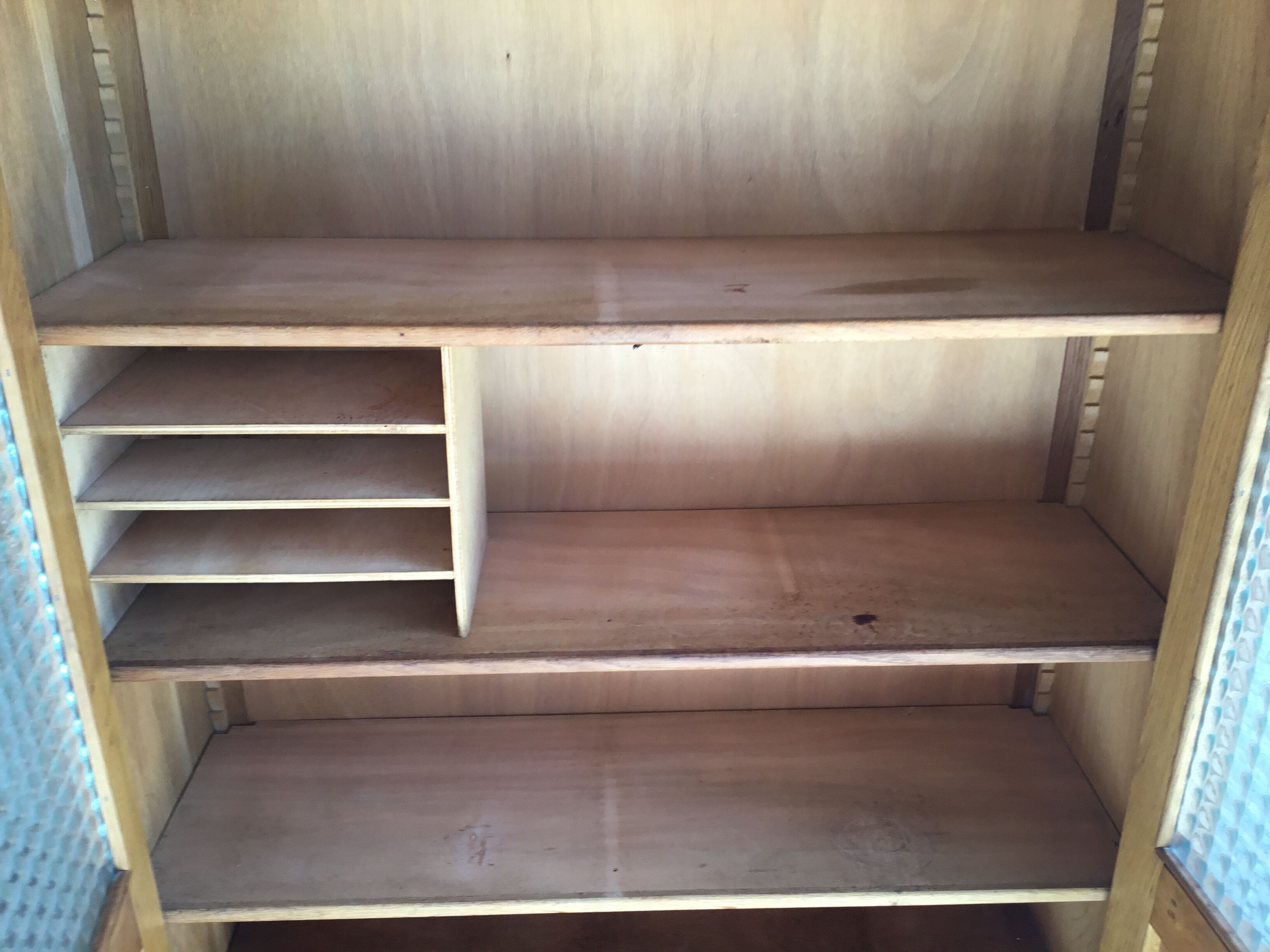 Bookcase or school glass cabinet - vintage 1960