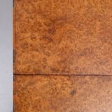 Antique Dutch Empire Burl Wood veneered desk or sofa table