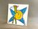 Limited Edition Portuguese Serigraphic Ceramic Tile Viuva Lamego