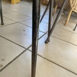 Paire de chaises en Formica effet bois