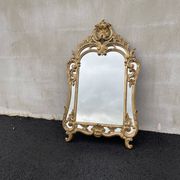 20th century gilded wooden mirror with bezels h120 x l71