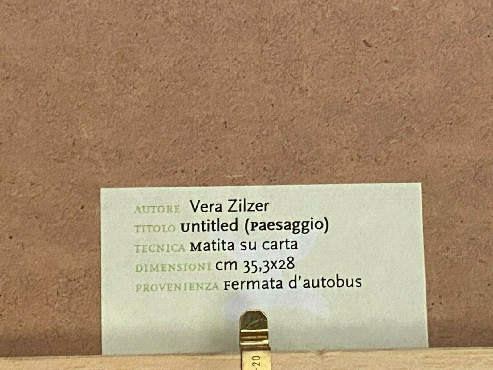 Original landscape drawing Vera Zilzer