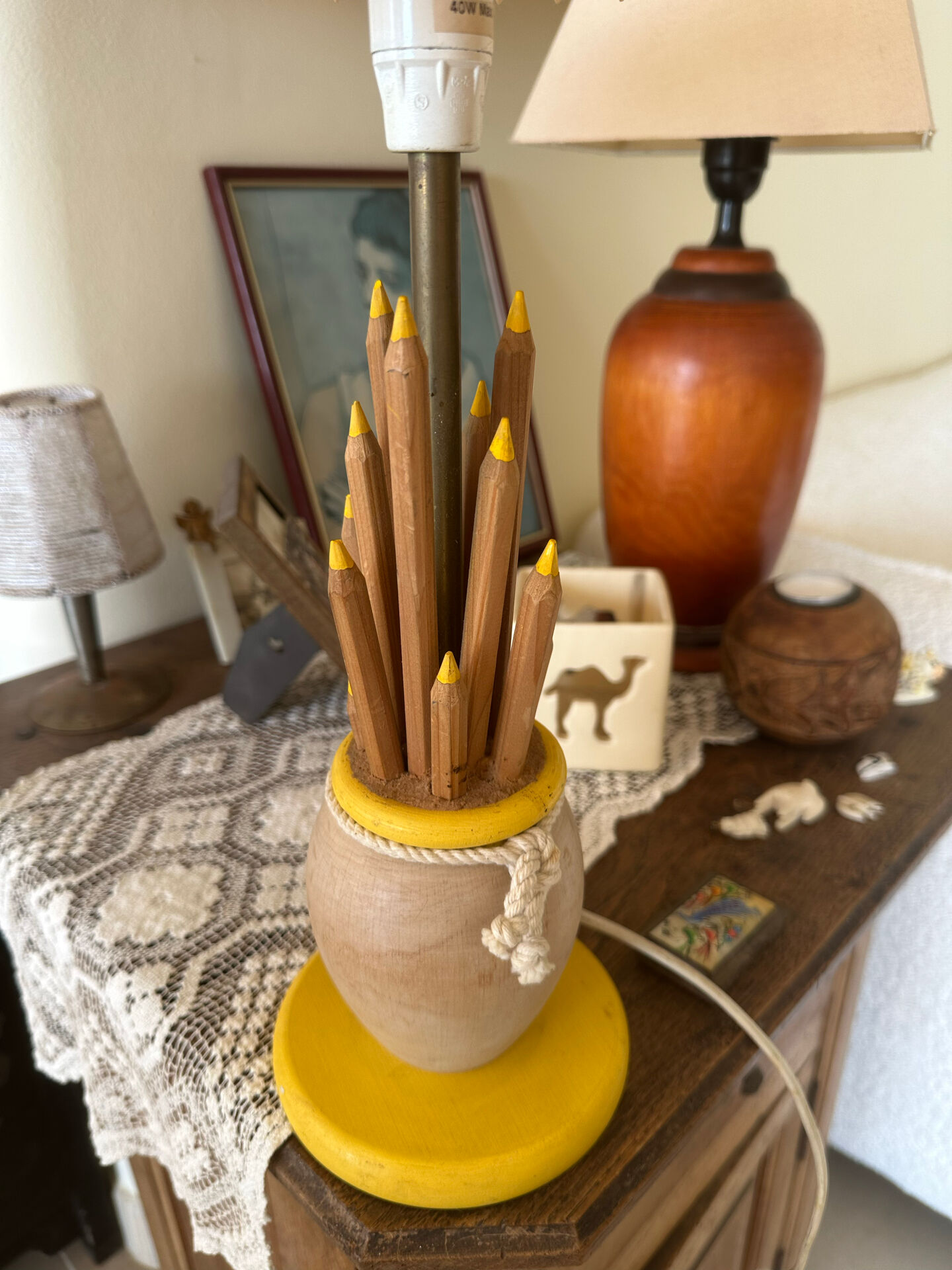 Lampe Touchons du bois made in France