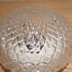 Pair of ceiling in cast glass