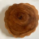 Massive elm log tray Japan 1970
