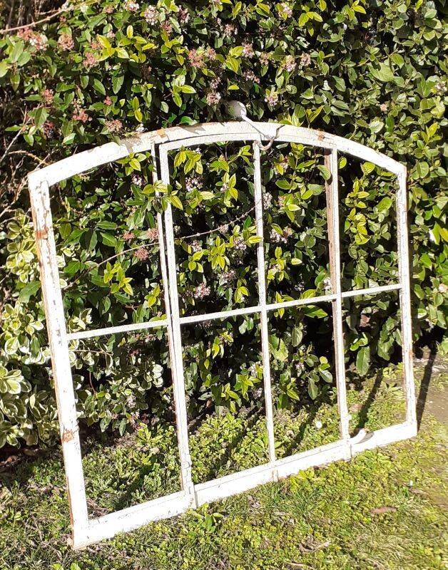 Window L156.2xH119 industrial curved metal glass roof frame