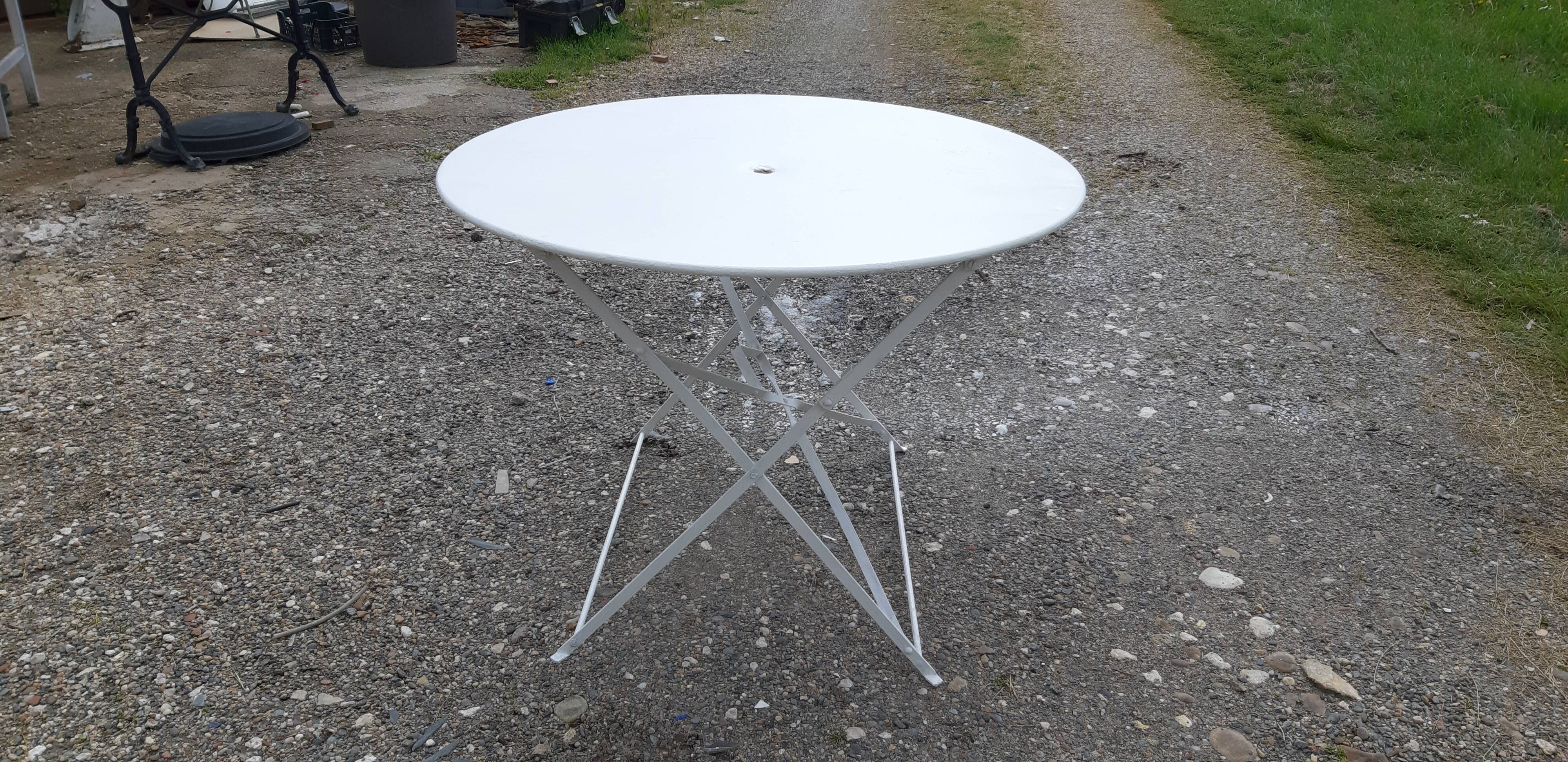 Garden table wrought iron 1930