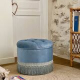 Pouf en velours