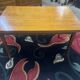 Table salle manger vintage scandinave 70’s