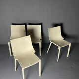 4 garden chairs Driade BO by Philippe Starck