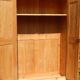 Superb Parisian wardrobe cloakroom cupboard in natural light pine.