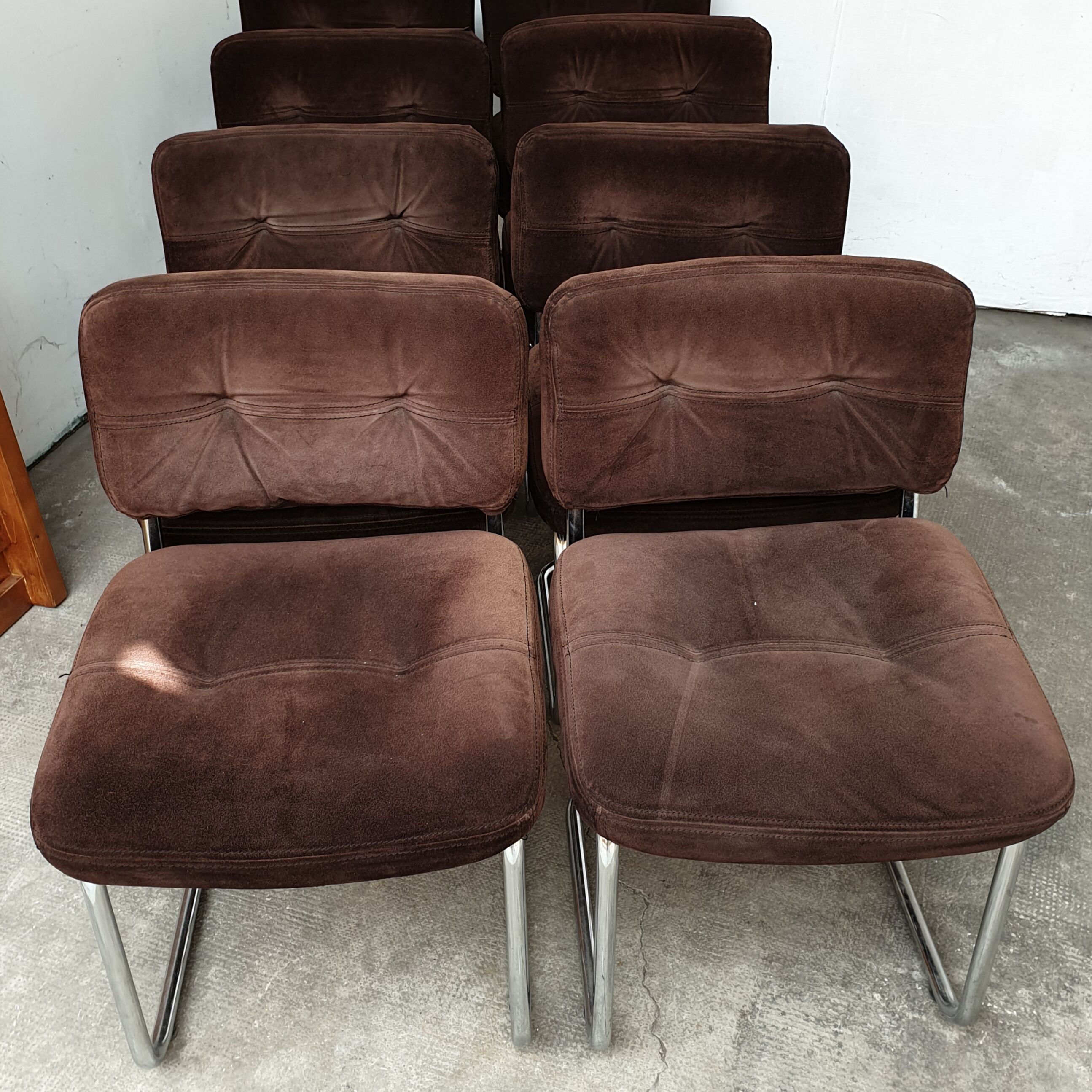 Set of six Roche-Bobois chairs, 1970