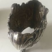 Beautiful pair of Louis XV style silver salt cellars