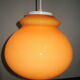 Suspension en opaline orange
