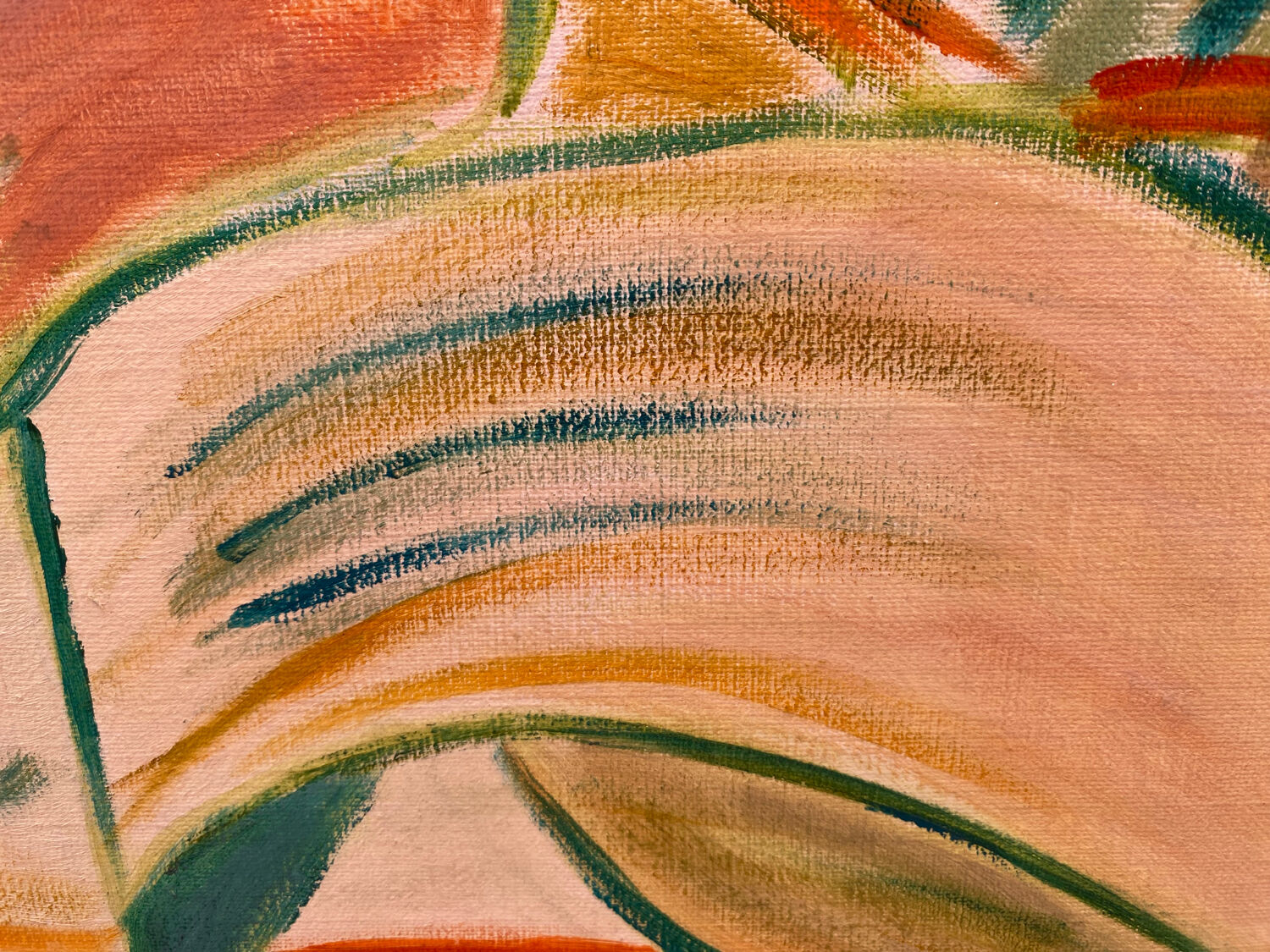 Oil on canvas "the reader"