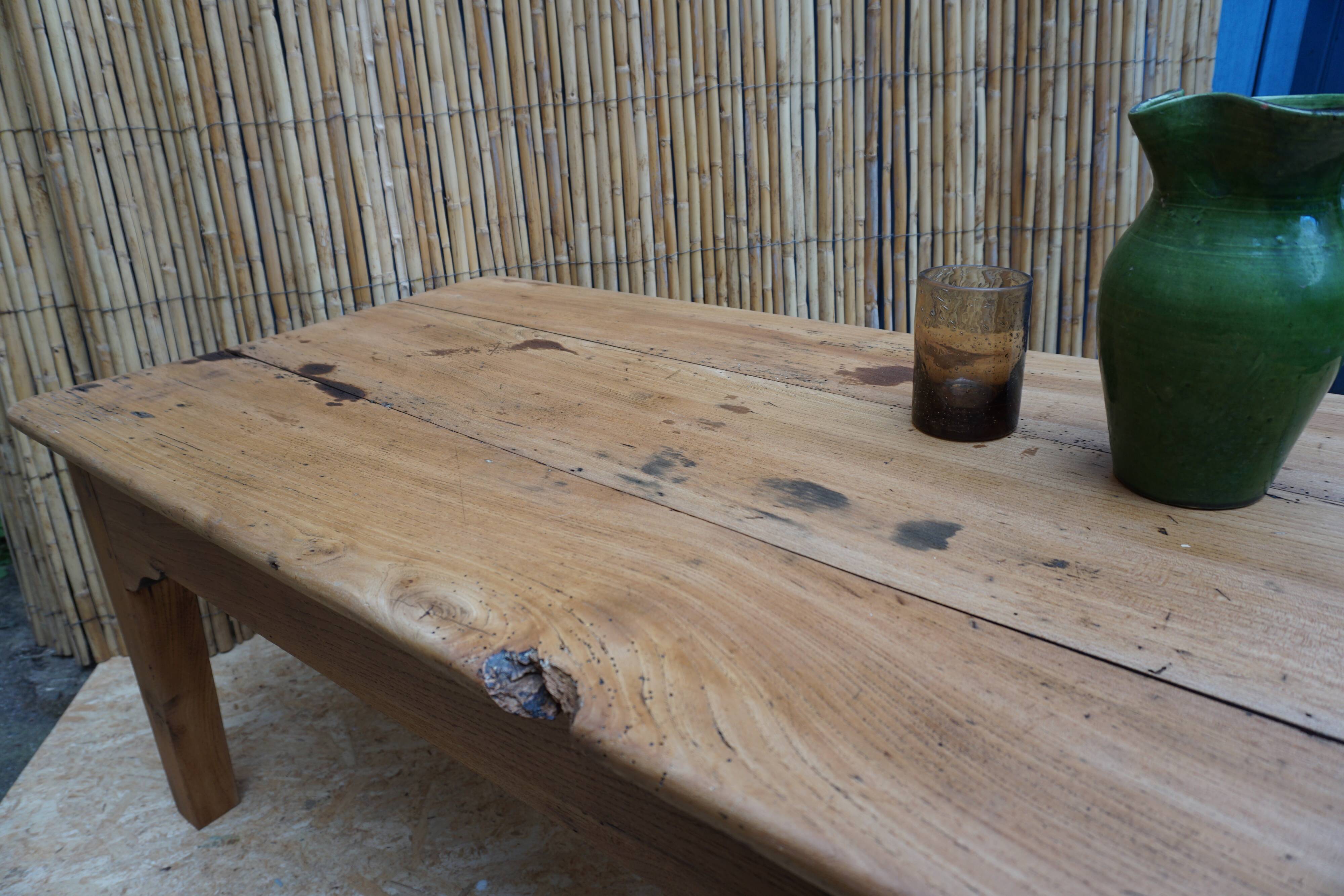Table basse de ferme ancienne