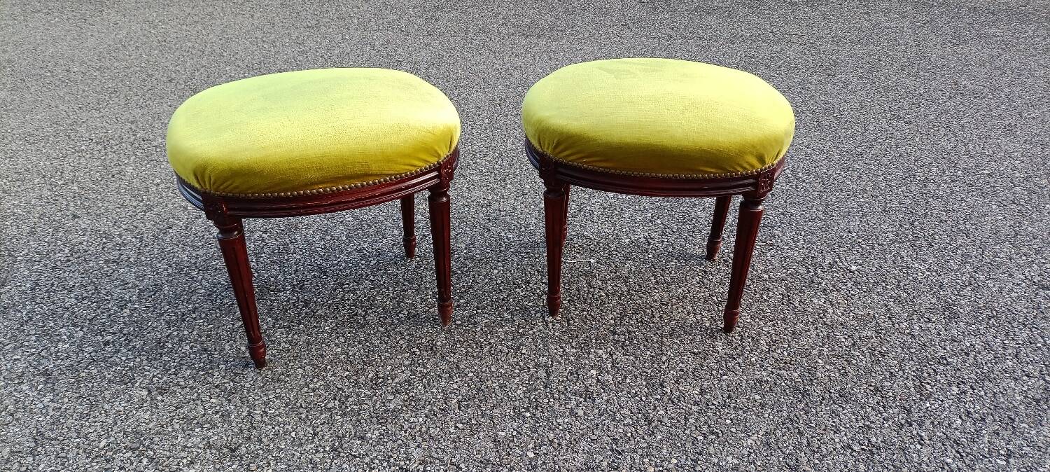 2 Louis XVI stools