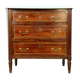Commode de dame époque Louis XVI en acajou.