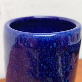 Organic ceramic vase from the mid-century by BKW Böttger Keramik Wandsbek, Hamburg, Germany, 1960s.