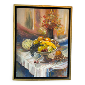 nature morte signée