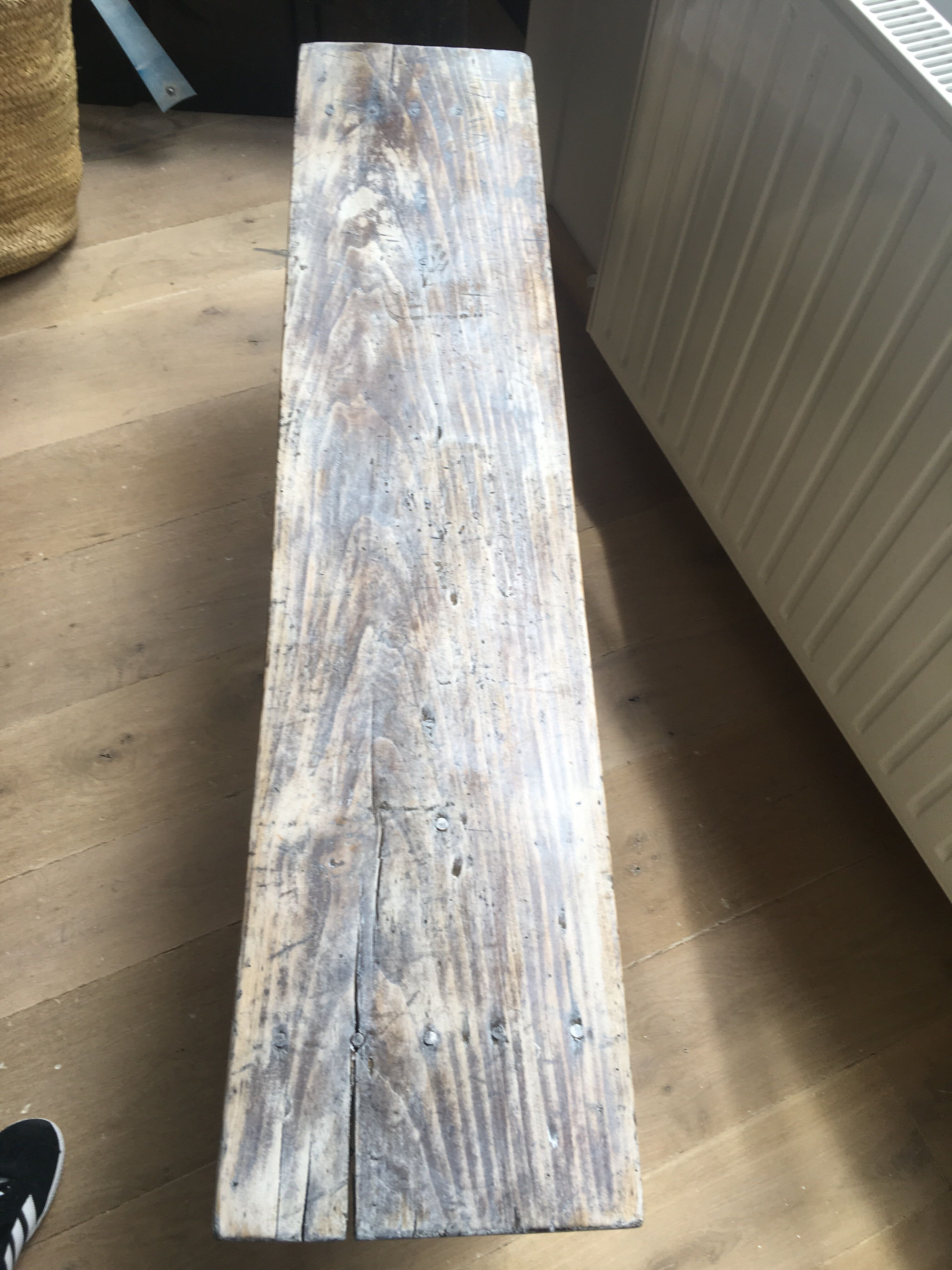 Wooden bench