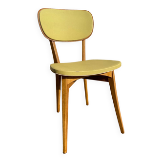 Chaise vintage jaune