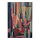 Abstract gouache on paper, signed - from the 1960s/70s