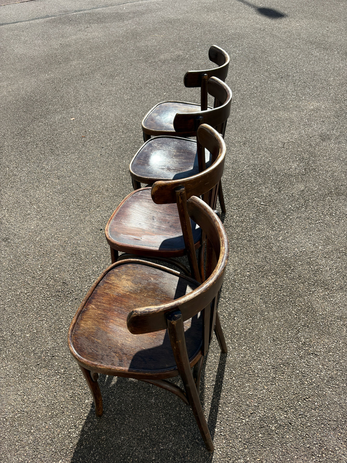 Set of 4 bistro chairs