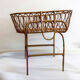 Vintage rattan cradle