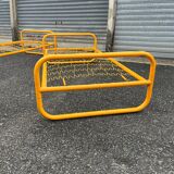 Pair of metal beds by Marc Berthier, Twenty Tube collection, 1972